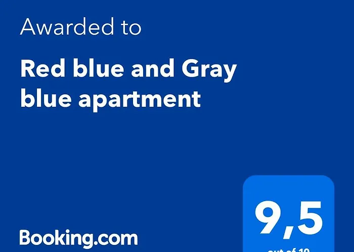公寓 Red Blue With Private Parking And Gray Blue 普拉