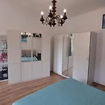 Apartment Red Blue With Private Parking And Gray Blue